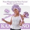 Adjustable Tie Band Silk Satin Hair Bonnet for Sleeping Women,