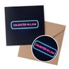1 x Greeting Card & 10 cm Round Sticker Set