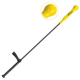 Asyxstar 54" Baseball Hitting Stick Training Aid: Realistic Stitch Batting Trainer for Softball & Baseball Swing Mechanics - Improving Hand-Eye Coordination - High-Durability Grip Handle