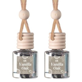 Scented Car Freshener 2 Pack - Long-lasting Fragrance:_Vanilla Oak