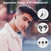 Wireless Earbuds, Bluetooth 5.4 Headphones Deep Bass Stereo, in-Ear Earphones
