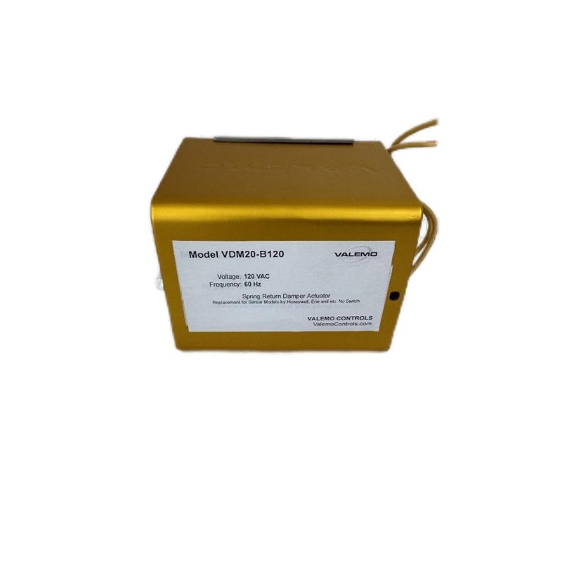 Valemo VDM20-B120, General Purpose Spring Return Damper Actuator and Motor,