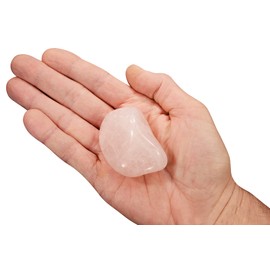 Rock Your Chakra Rose Quartz Crystal 1 1/2" 2-3 Oz Tumbled Polished Rocks and Minerals Heart Chakra Healing Crystals and Stones