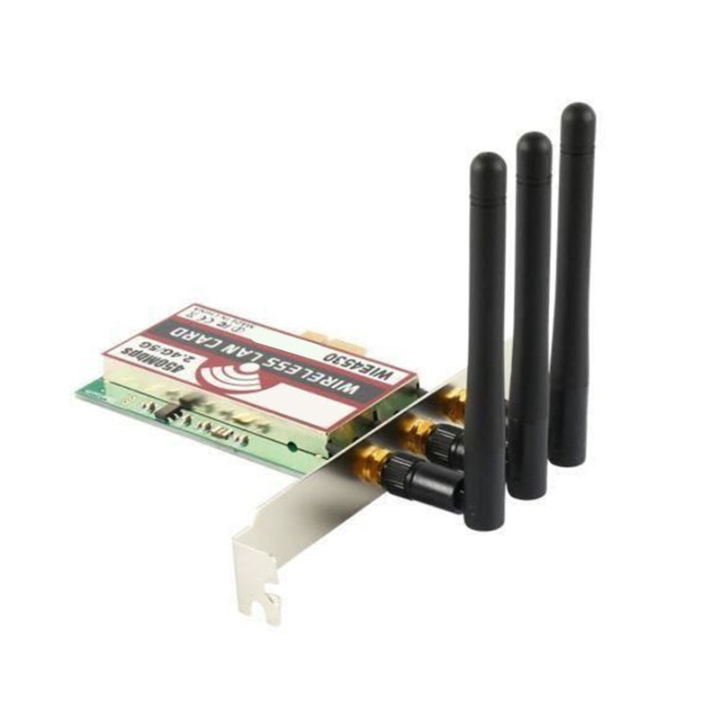 Dual Band 5Ghz/2.4Ghz Pci-E 450M Wireless Wifi Network Adapter Card