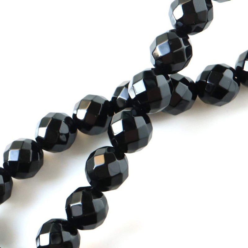 Men's Women's Onyx Bracelet, Black Agate, Natural Stone, Power Stone,