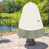 Bitubi Fountain Cover（36"x42"） 600D Oxford Cloth Garden Fountain Statue Protective