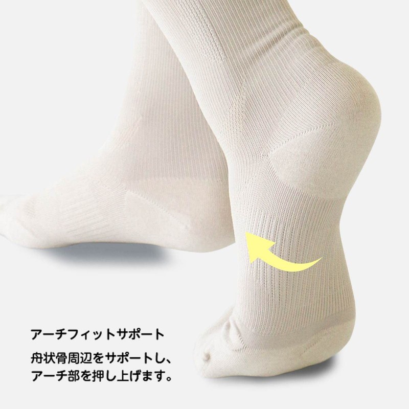 Naigui 90301006 Compression Socks, Anti-Fatigue, Arch Fit Support, Anti-Hari, Compression