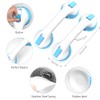 TZEKING Pack of 2 Grab Handles for Seniors, Shower Handle,