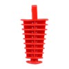Exhaust Plug Qiilu Wash Plug Rubber Motorcycle Silencer Plug Red