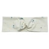 Handgemachtes Damen Stirnband, Jersey Haarband mit Knoten, Turban-Design, Frühling (Blumen