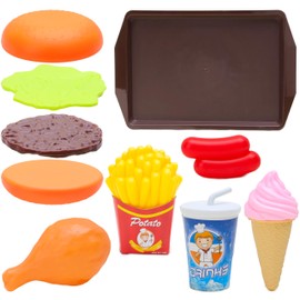 Toyland® 16 Piece Fast Food Playset - Pretend You're Eating
