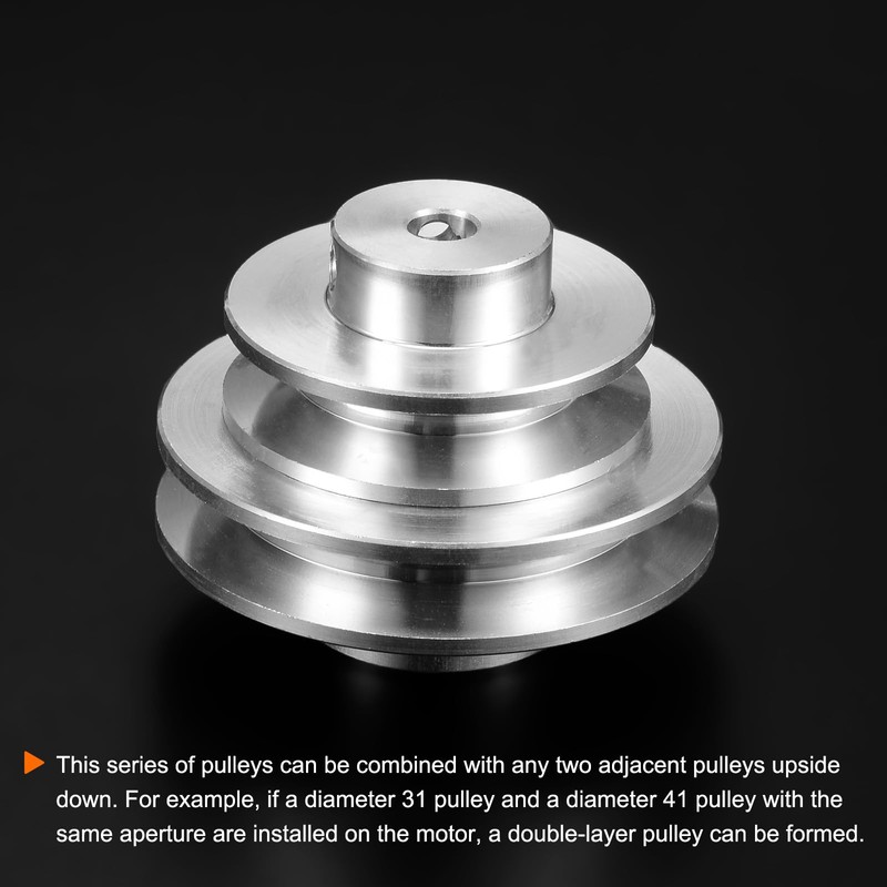QUARKZMAN V-type pulley 6 mm bore 31 mm outer diameter