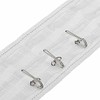 Hooks Pencil Pleat Heavy Duty Silver Hooks Metal Header Tape