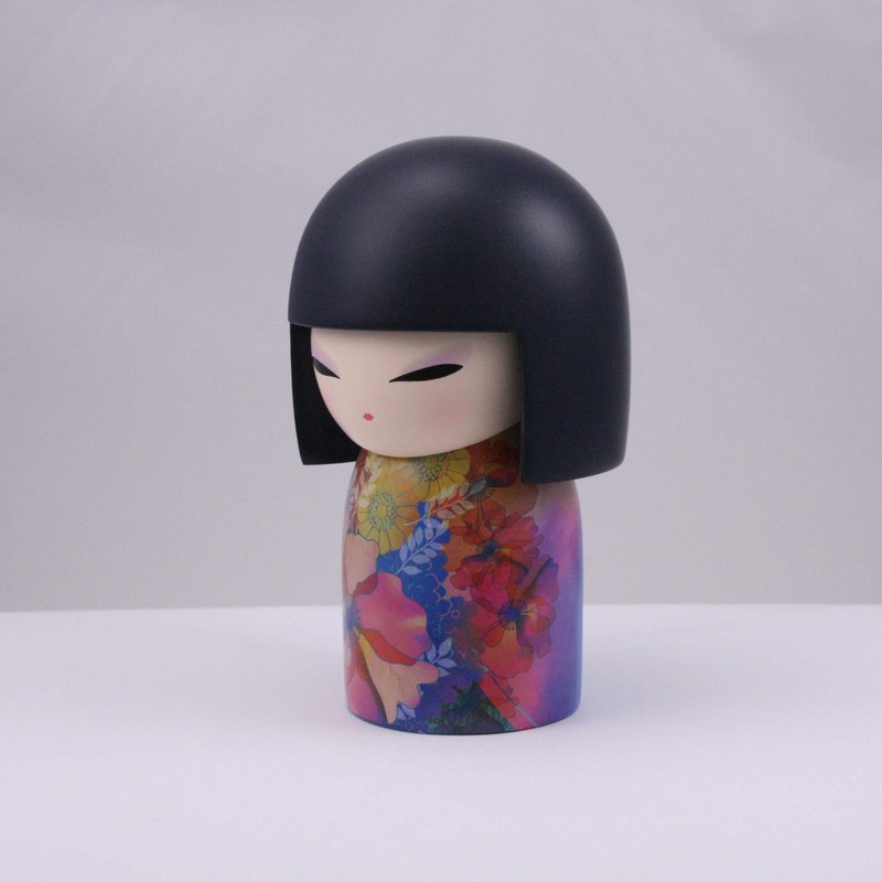 Kimmidoll Marke Maxi-Puppe Kyoka Happiness 11 cm, mehrfarbiges Harz, Puppe