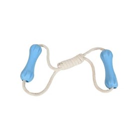 Our Green House Eco-Friendly Dog Toy - Rubber Rope Tug - Blue