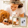 Paw Print Set Dog Cat Footprint Baby Set with Wooden