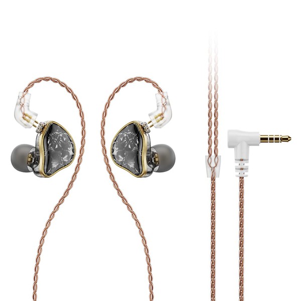 NICEHCK DB2 in-Ear Monitors: 1BA+1DD Hybrid HiFi Wired Earbuds, 3.5mm