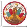 Creative Converting Thanksgiving Dinner Turkey Plates and Napkins - Fall