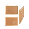 WE-STOCK Cork Notice Board with Wooden Frame - 20 x
