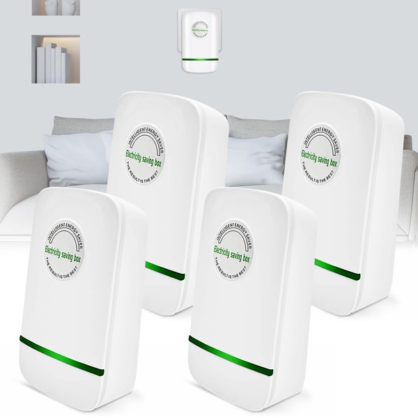 Stop Watt Energy Saver Device, 4 Pack Electricity Saving Box,
