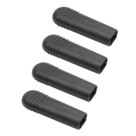 Wealrit 4 Pcs Wheelchair Brake Handle Covers Replacement Wheelchair Brake Handle Tips Fit 0.6" x 0.4" Wheel Lock Grips(Black)