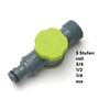 Rehau Julius 2 Flow Regulator, Grey/Green, 13 mm, 1/2 Inch
