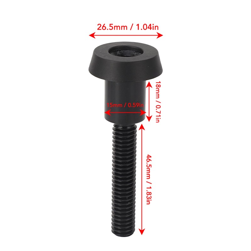 Billiard Cue Back Plug Screws Increase Tail Weight Aluminum Rust
