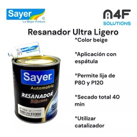 RESANADOR ULTRALIGERO AUTOMOTRIZ Kit Resandor Automotriz Ultraligero Kf.0500.30  2 Pzas