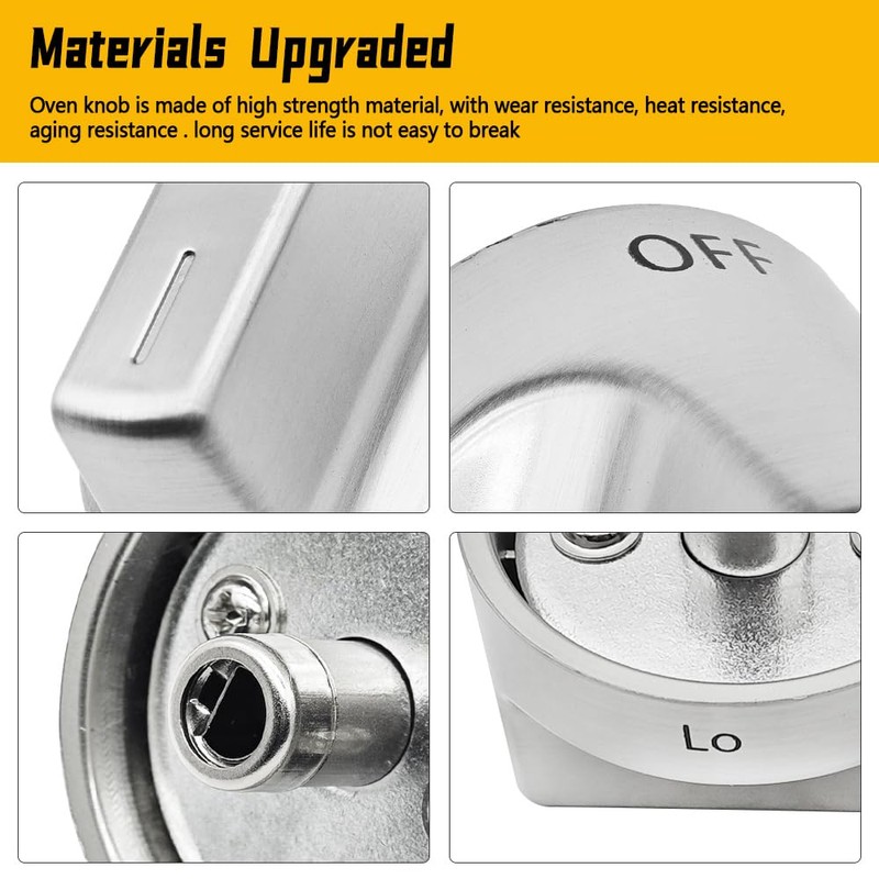 W11239985 Control Knob Fit for Whirlpool Gas Ranges, Stove Knobs