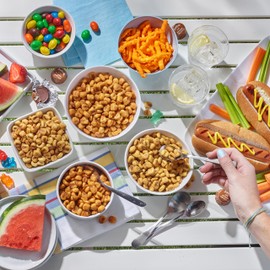 Crunchy Corn Nuts Variety Pack, 4 Ounce Bags Each (Pack of 12), 6 Flavors - Original, Loaded Taco, Ranch, Chile Picante, BBQ & Mexican Street Corn