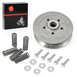 MOTO1988 Clutch Center Inner Hub & Outer Pressure Plate Rebuild Kit & Gasket Compatible with Honda 400EX 400X TRX400EX TRX 400X TRX400X 2005-2014