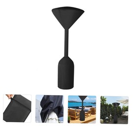 KONTONTY Cover for Outdoor Heater Weather Resistant Uv Proof Oxford Cloth Easy-on/Off Patio Heater Cover Drawstring
