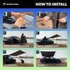 Awning Tarp for Camping,Tailgate Awnings & Shelters for Sun Shade