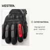 Hestra Impact Racing SR Glove - Black/Flame Red - 6