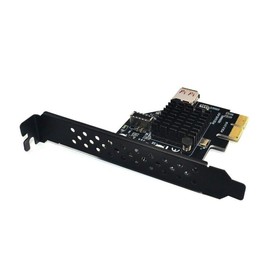 axGear PCIe to USB 3.1 Type E Front Panel Socket Adapter Card Express for Motherboard