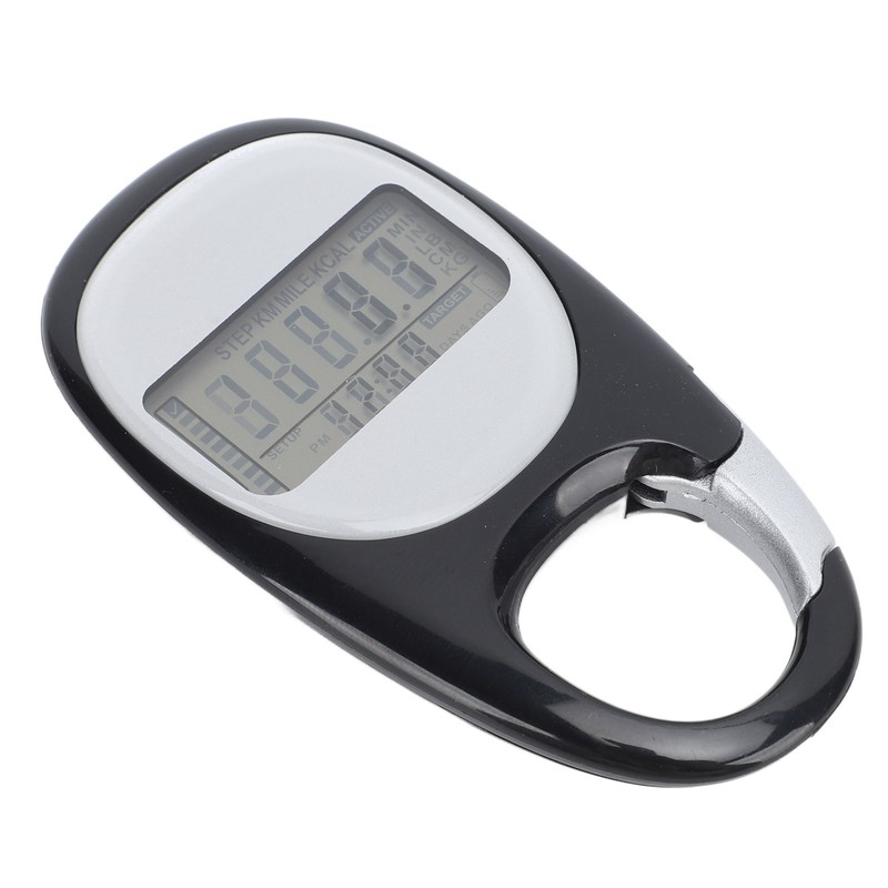 Walking Pedometer Multifunctional Memory Clip On Step Counter For Travel
