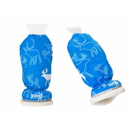 Kungs Scraper with Mitten, Exclusive Triangular Ice Scraper Mfg Finland - 2 pcs