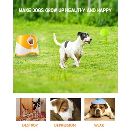 Automatic Ball Launcher For Dogs，Ball Launcher For Dogs With 12 Tennis Ball， Dog Ball Thrower Launcher,Ball Launcher For Large Dogs,Tennis Ball Launcher For Small Dogs,Self Throwing Ball Machine