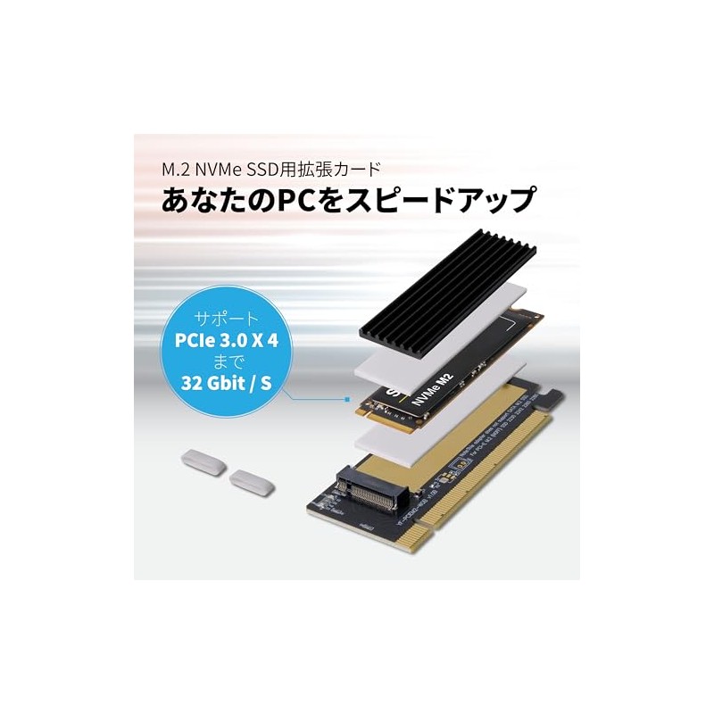 EZDIY-FAB NVME PCIe Adapter + M.2 NVME SSD to PCI
