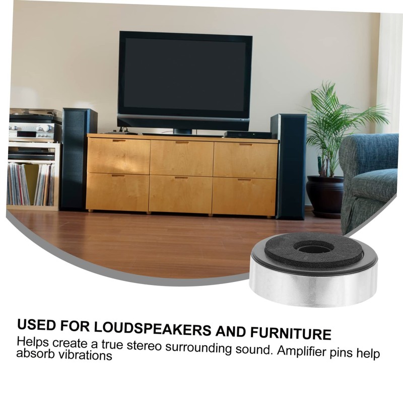 OSALADI 12pcs Amplifier Feet Pads Speaker Isolation Stand Base for