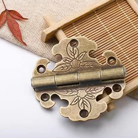 Pack of 4 Antique Hinges, Decorative Hinges, Stainless Steel Hinges, Cabinet Hinges, Door Hinges, Metal Hinges, for Cabinets for Wooden Doors, Decorative Hinges