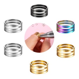 6 Pcs Jump Ring Opening Tools, Stainless Steel Jump Ring Opener, Opening Closing Rings Tool for Jump Rings Jewelry Making Projects Beading Supplies