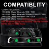 G-PLUS Headlights Assembly, Compatible with Chevy Silverado 1999-2002/Fit Suburban Tahoe