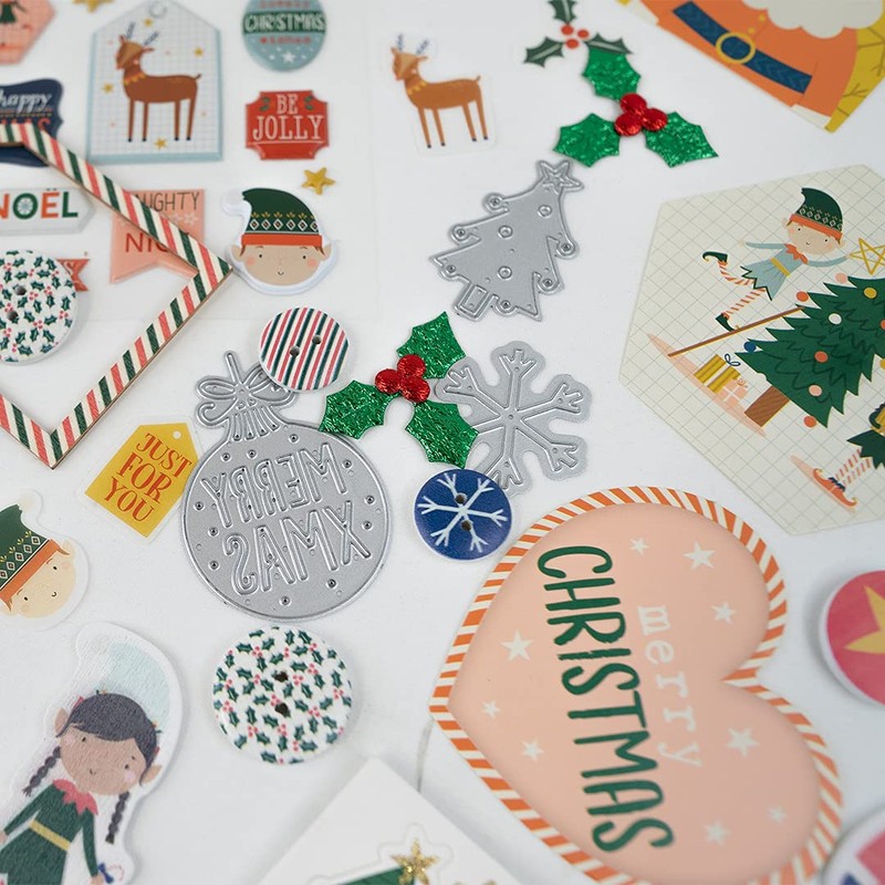 Dovecraft DCDPG025X21-Dovecraft Christmas Naughty or Nice FSC 8x8 Decoupage Pad,