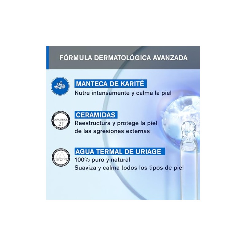 Uriage Xemose Gel Limpiador Pieles Secas 500ml Rostro Cuerpo Tendencia