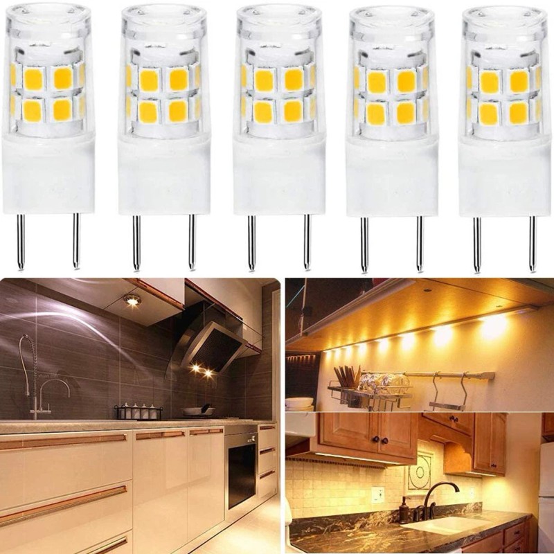 Unbranded 5x G8 LED Bulb Non-Dimmable 2.5W 17-2835SMD 3000K Cabinet