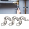 100pcs 25mm U Shaped Saddle Clamp Air Tube Conduit Clips