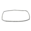 SPARES2GO Top Rubber Door Seal & Corner Clips compatible with