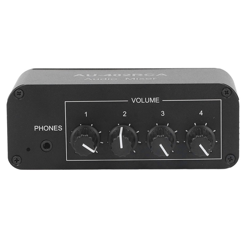 Bidirectional Audio Switcher 4 Way Stereo L R Sound Channel