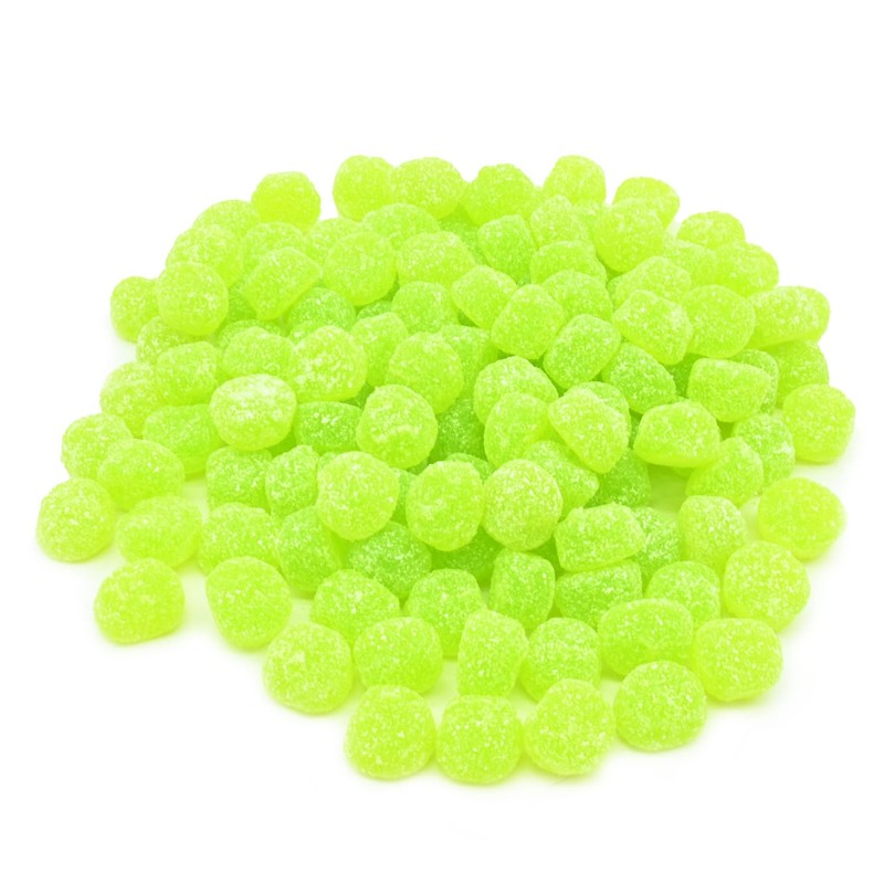 Candy Retailer Gummy Sour Buttons Candy (1 Lb, Apple)